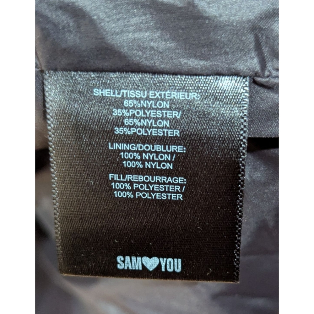 Sam Edelman Quilted Water Repellent Hooded Vest Women's M in Navy - Picture 9 of 10